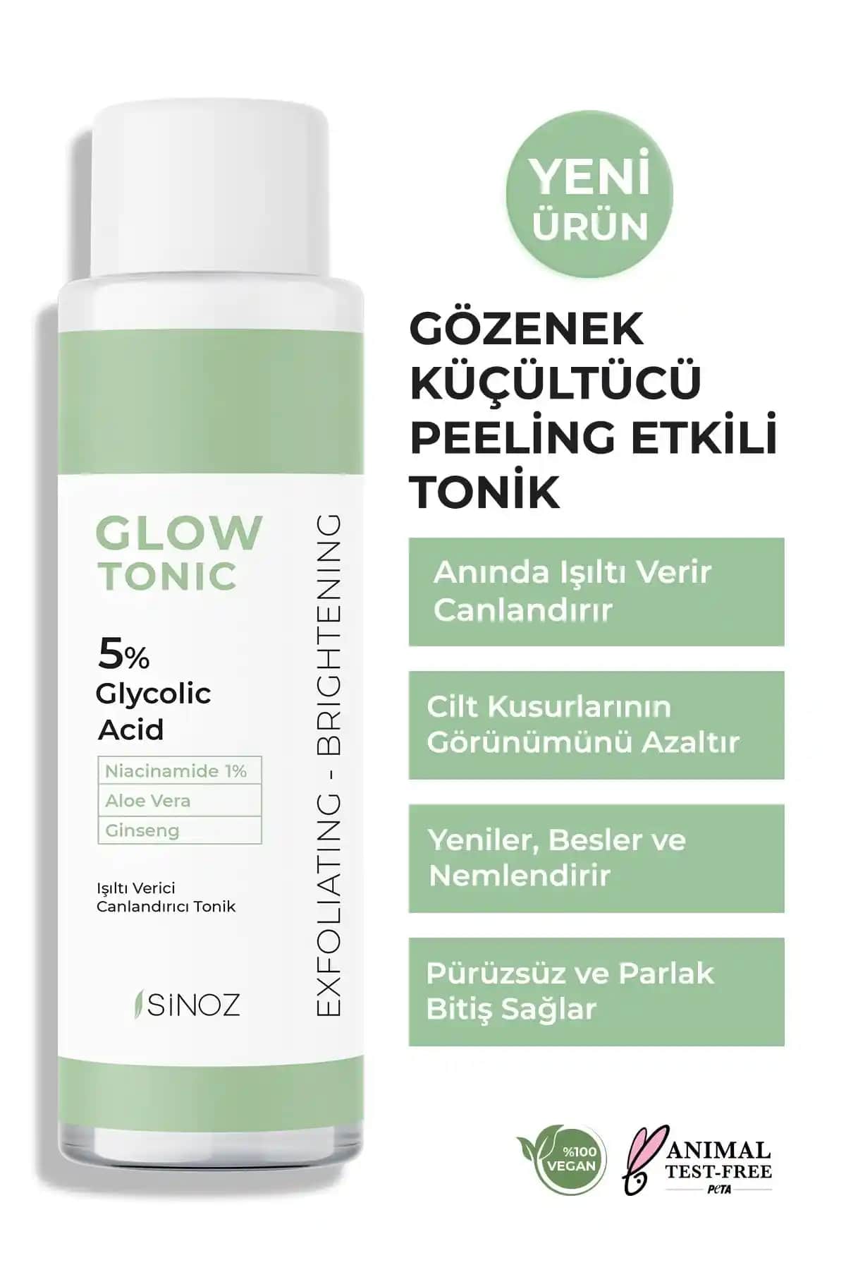 Sinoz Glow Tonik ile Parlak ve Sağlıklı Cilt İçin Etkili Bakım Rehberi