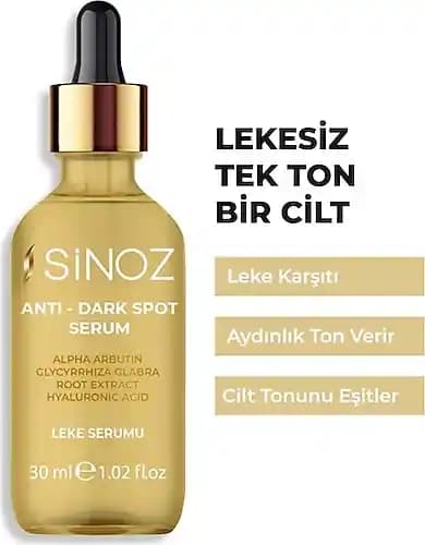 Sinoz Leke Serumu ile Ciltte Gözle Görülür Leke Azaltıcı Çözüm