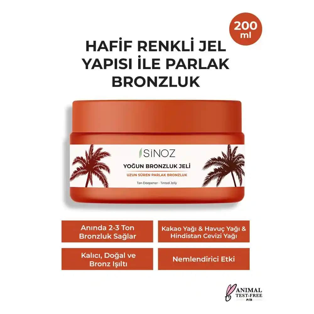 Sinoz Yoğun Bronzlaştırıcı Jel ile Doğal ve Hızlı Bronzluk Sağlama Rehberi