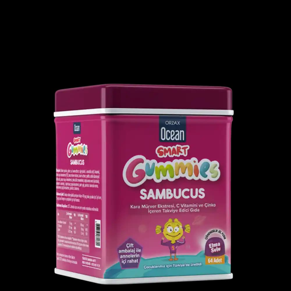 Smart Gummies Sambucus Bağışıklık Güçlendiren Doğal ve Lezzetli Takviye Ürünü