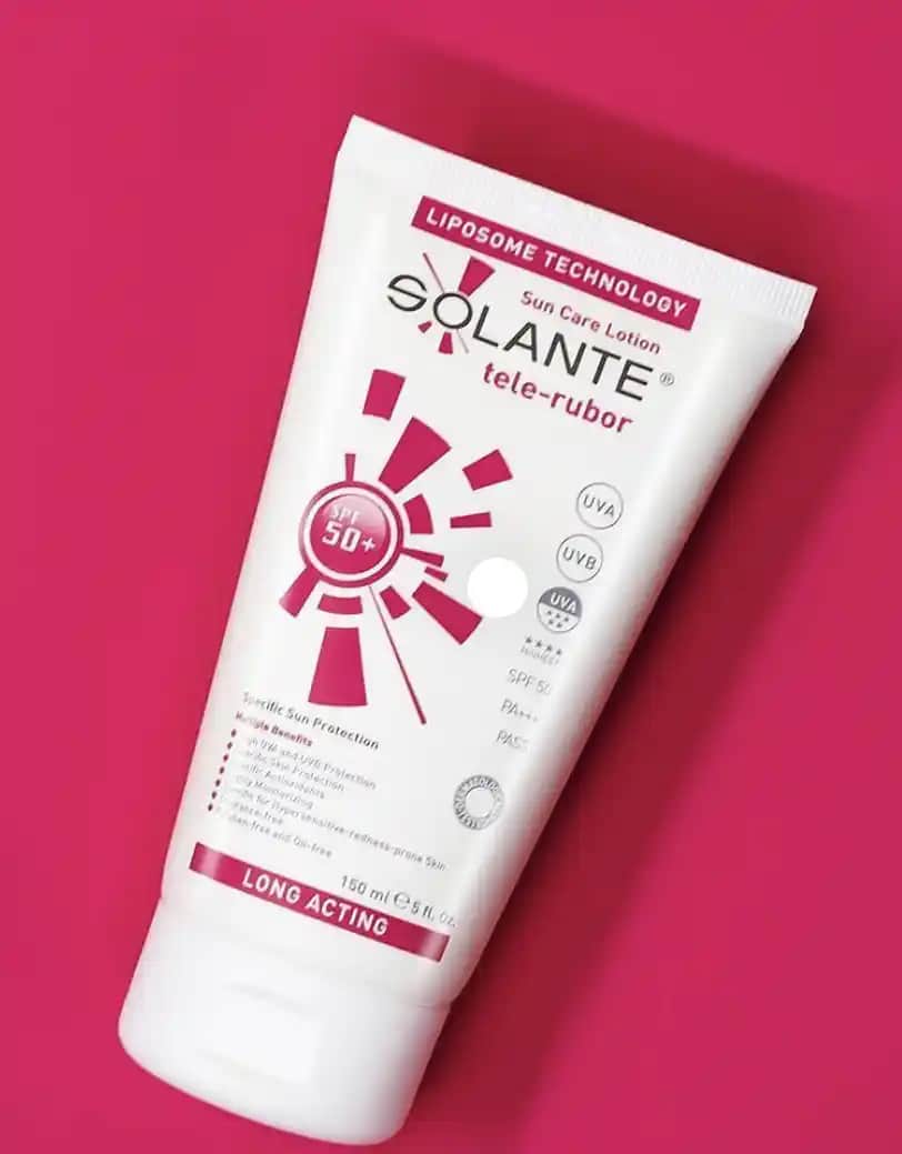 Solante Tele-Rubor SPF 50+ Hassas Ciltler İçin Güvenilir Güneş Koruyucu Ürün