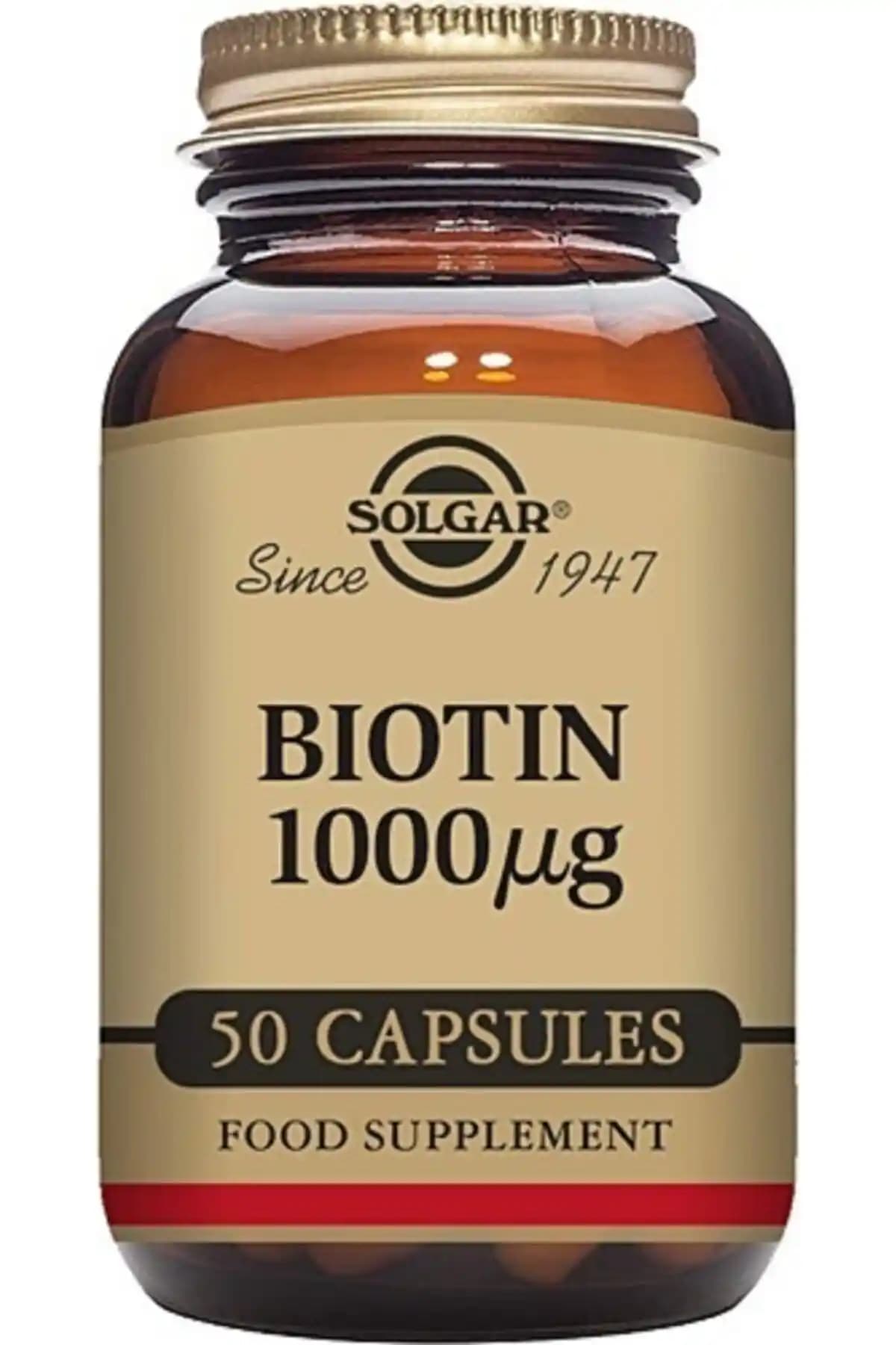 Solgar Biotin 1000 mcg ile Saç, Cilt ve Tırnak Sağlığını Güçlendirin