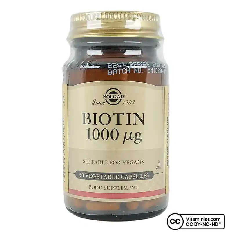 2025'te Solgar Biotin ile Saç, Cilt ve Tırnak Sağlığınızda Mucizeler