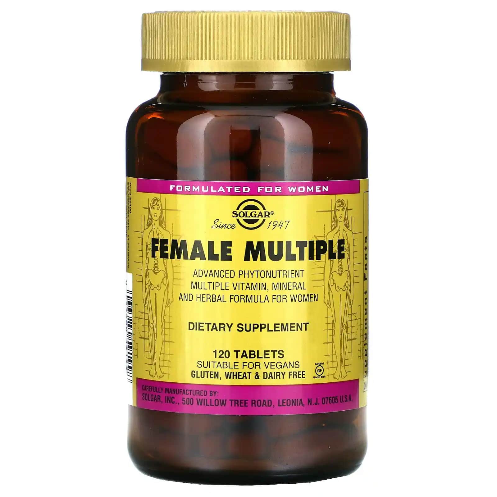Solgar Female Kadın Sağlığı Destekleyici Güvenilir Multivitamin Ürünü