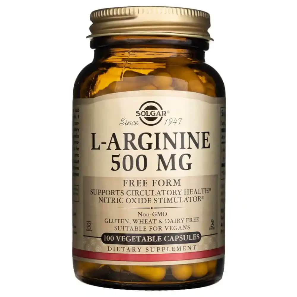 Solgar L-Arginine 500 mg: Kozmetik ve Sağlıkta Dolaşım ve Cilt Yenilenmesine Destek