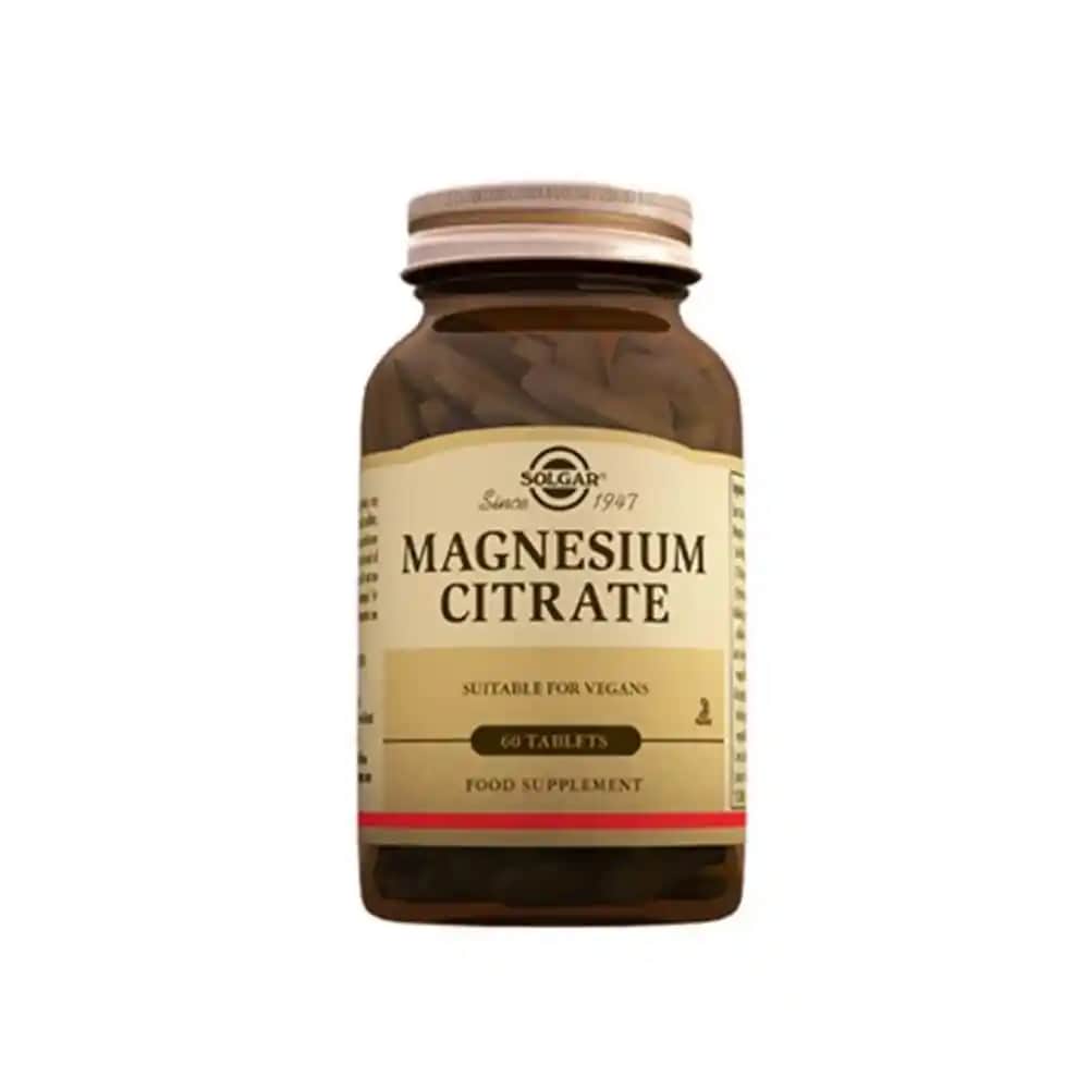 Solgar Magnesium Citrate: Sağlık ve Kozmetik İçin Güçlü Magnezyum Takviyesi