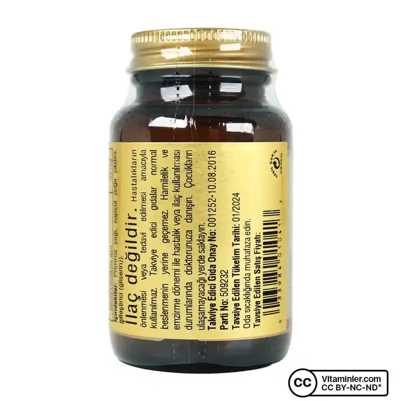 2025'te Solgar Primrose Oil ile Doğal Güzelliğinizi Keşfedin