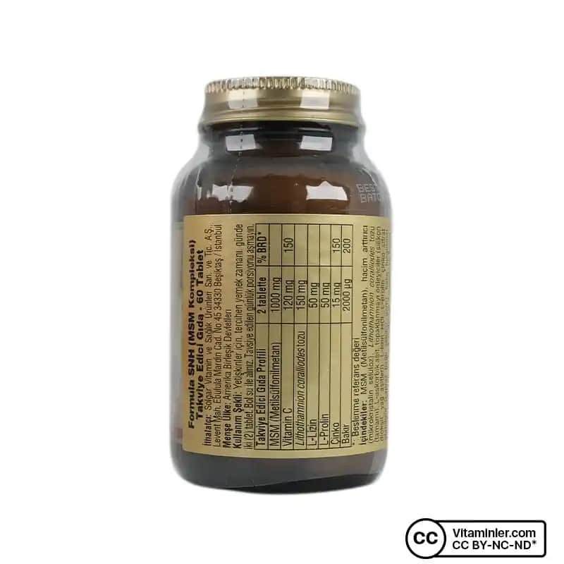 Solgar SNH ile Saç, Tırnak ve Cilt Sağlığını Destekleyen Doğal Takviye Ürünü