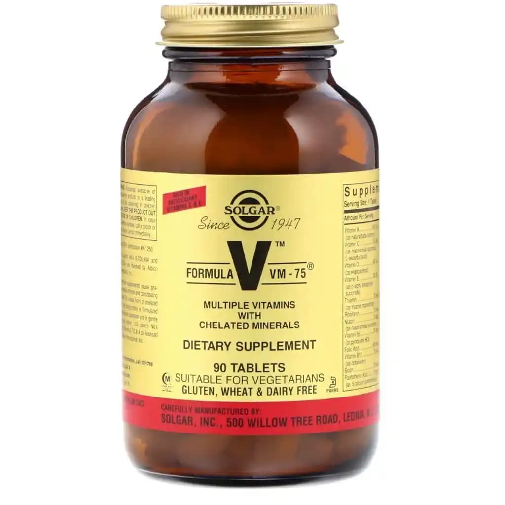 Solgar VM-75 Multivitamin ile Günlük Sağlık ve Enerji Desteği Sağlayın