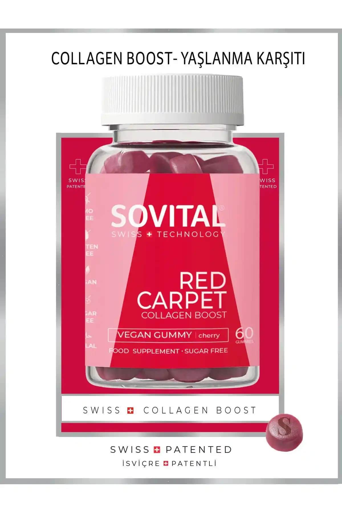Sovital Red Carpet: İsviçre Patentli Teknoloji ile Doğal Anti-Aging Çözümünüz