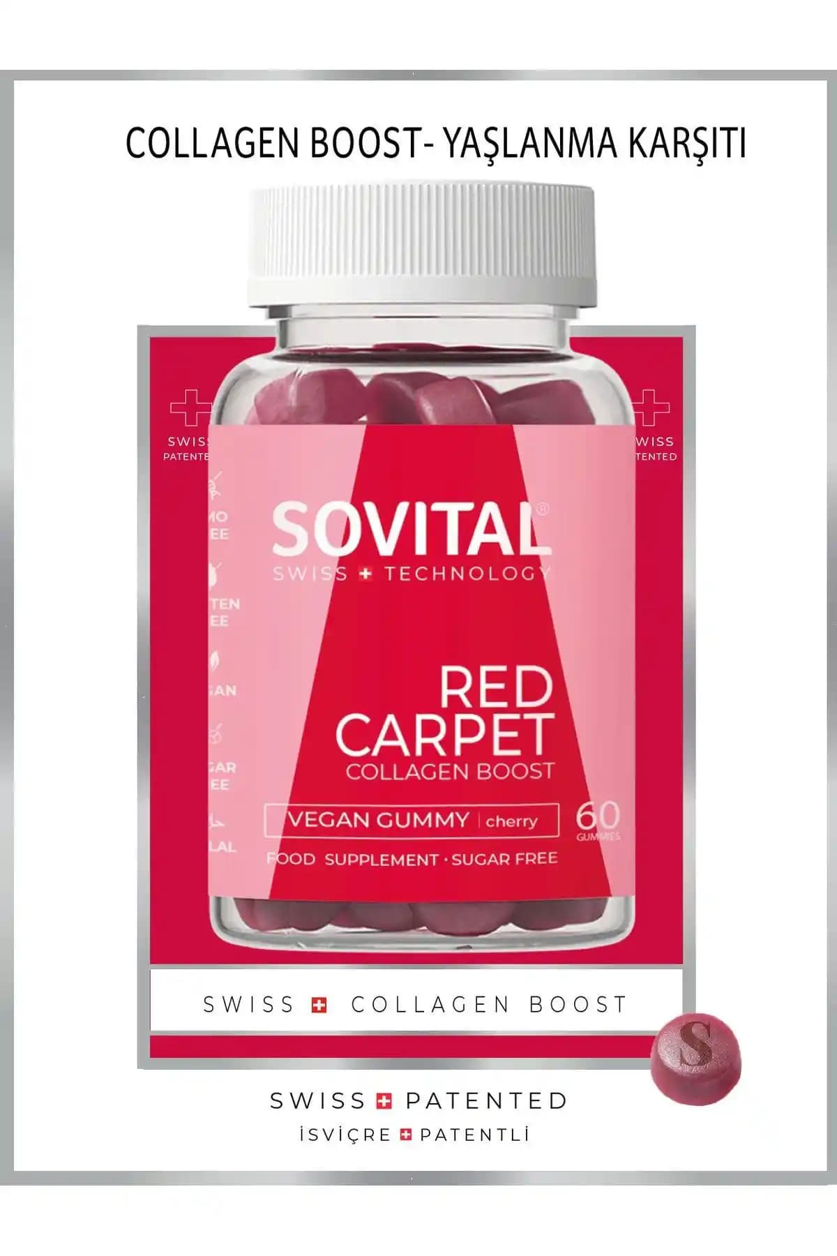 Sovital Red Carpet: İsviçre Patentli Teknoloji ile Doğal Anti-Aging Çözümünüz