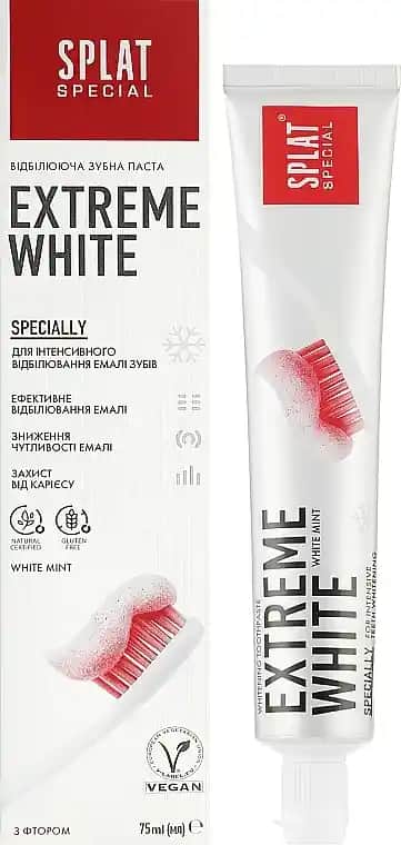 Splat Extreme White Diş Macunu Beyazlatma ve Diş Sağlığı İçin Güvenilir Bir Seçenek