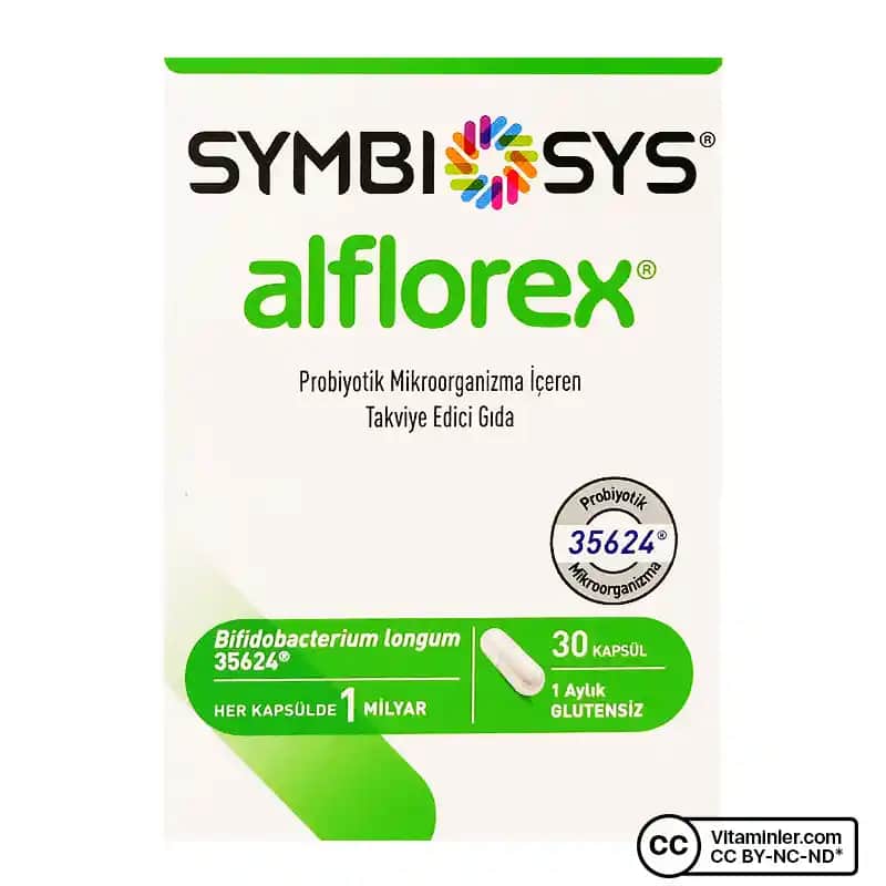 Symbiosys Alflorex Probiyotik 30 Kapsül ile Sindirim ve Cilt Sağlığını Destekleyin