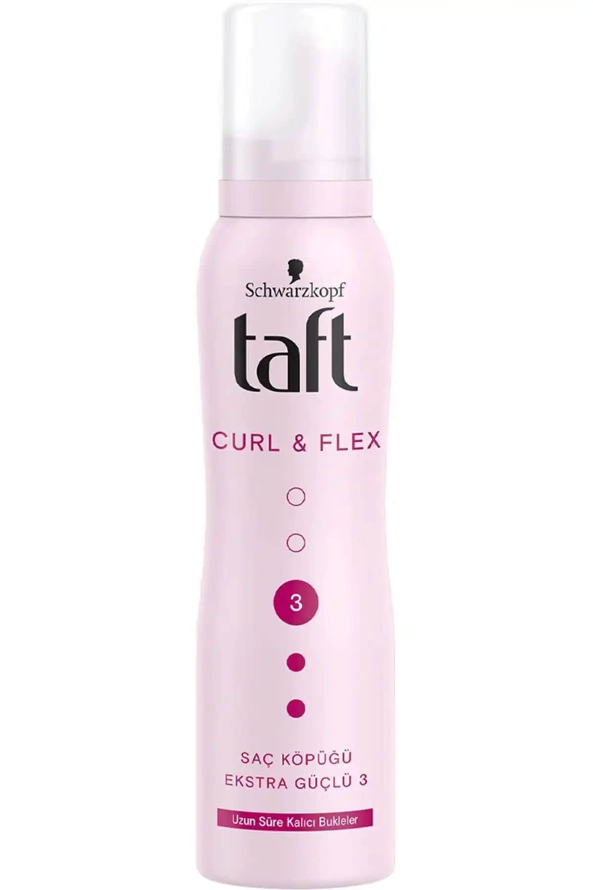 Taft Curl & Flex Saç Köpüğü ile Doğal Bukleler ve Hacim Artışı Sağlayan Ürün