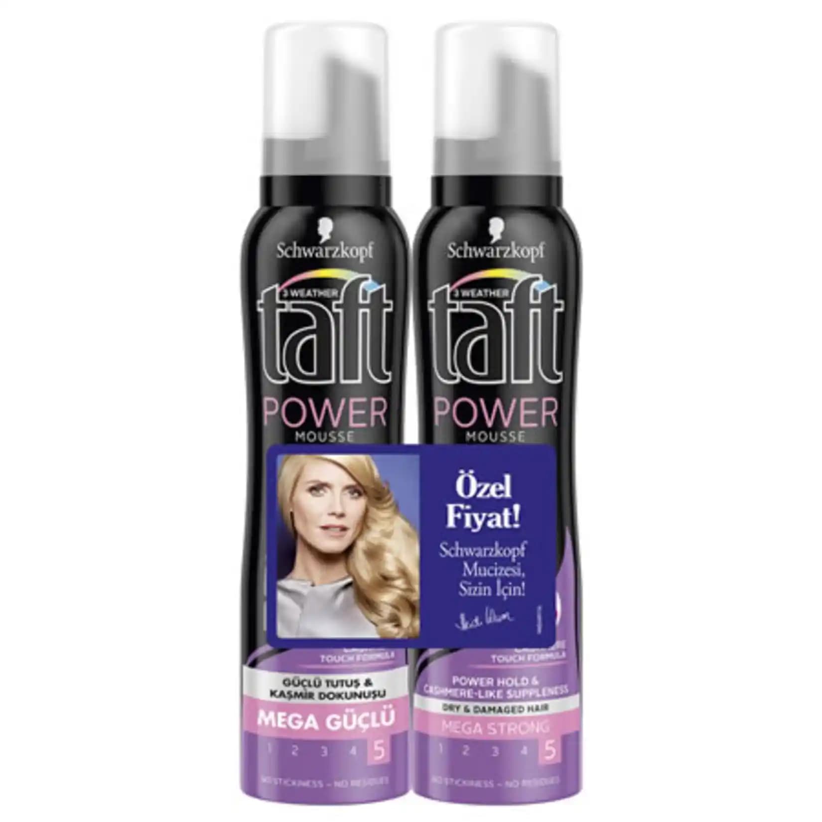 Taft Power Saç Köpüğü: Güçlü Tutucu ve Doğal Görünüm Sağlayan Saç Şekillendirme Ürünü