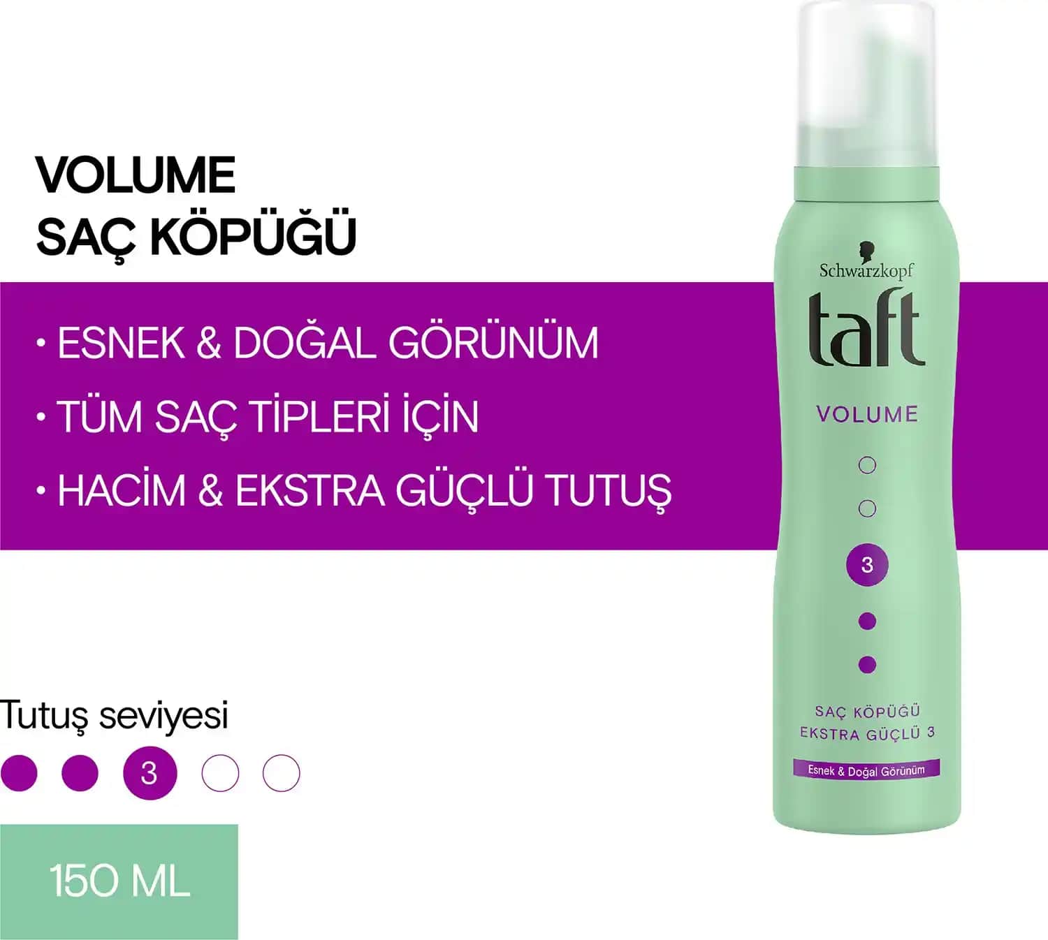 Taft Volume Saç Köpüğü ile Hacimli ve Dolgun Saçlara Ulaşmanın Yolları