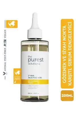 The Purest Solutions Sarı Tonik: Doğal İçeriklerle Yağlı ve Akneye Eğilimli Cilt Bakımı