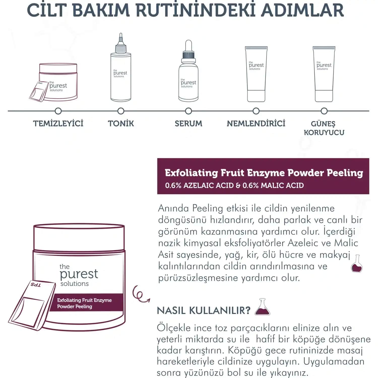 The Purest Ürünleri Kullanım Sırası ve Cilt Bakımında Doğru Adımlar Rehberi