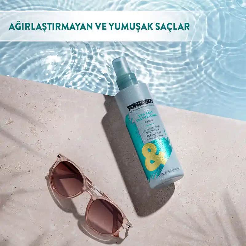 Toni&Guy Deniz Tuzu Spreyi ile Doğal Dalga ve Hacim Yaratma Rehberi