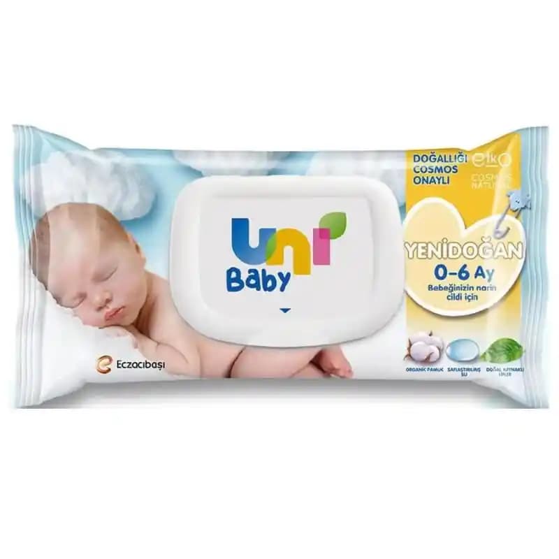 Uni Baby Yenidoğan Islak Mendil: Hassas Bebek Cildi İçin Güvenli ve Doğal Temizlik Çözümü
