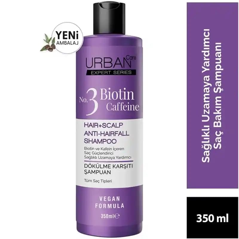 Urban Biotin ve Kafein İçeren Şampuanlar Saç Dökülmesine Karşı Modern Çözüm Sunar