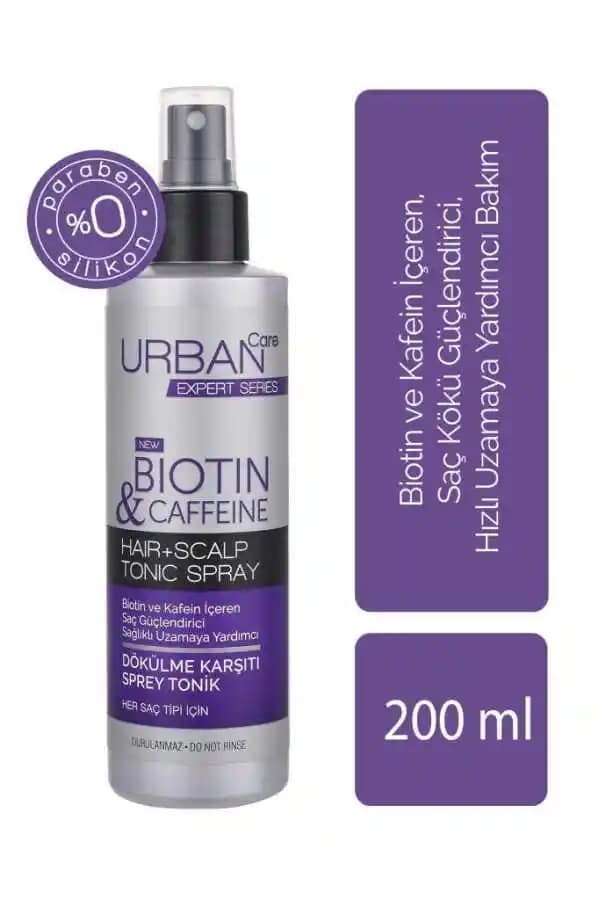 Urban Care Biotin ve Kafein İçeren Saç Tonikleri ile Saç Sağlığını Destekleme