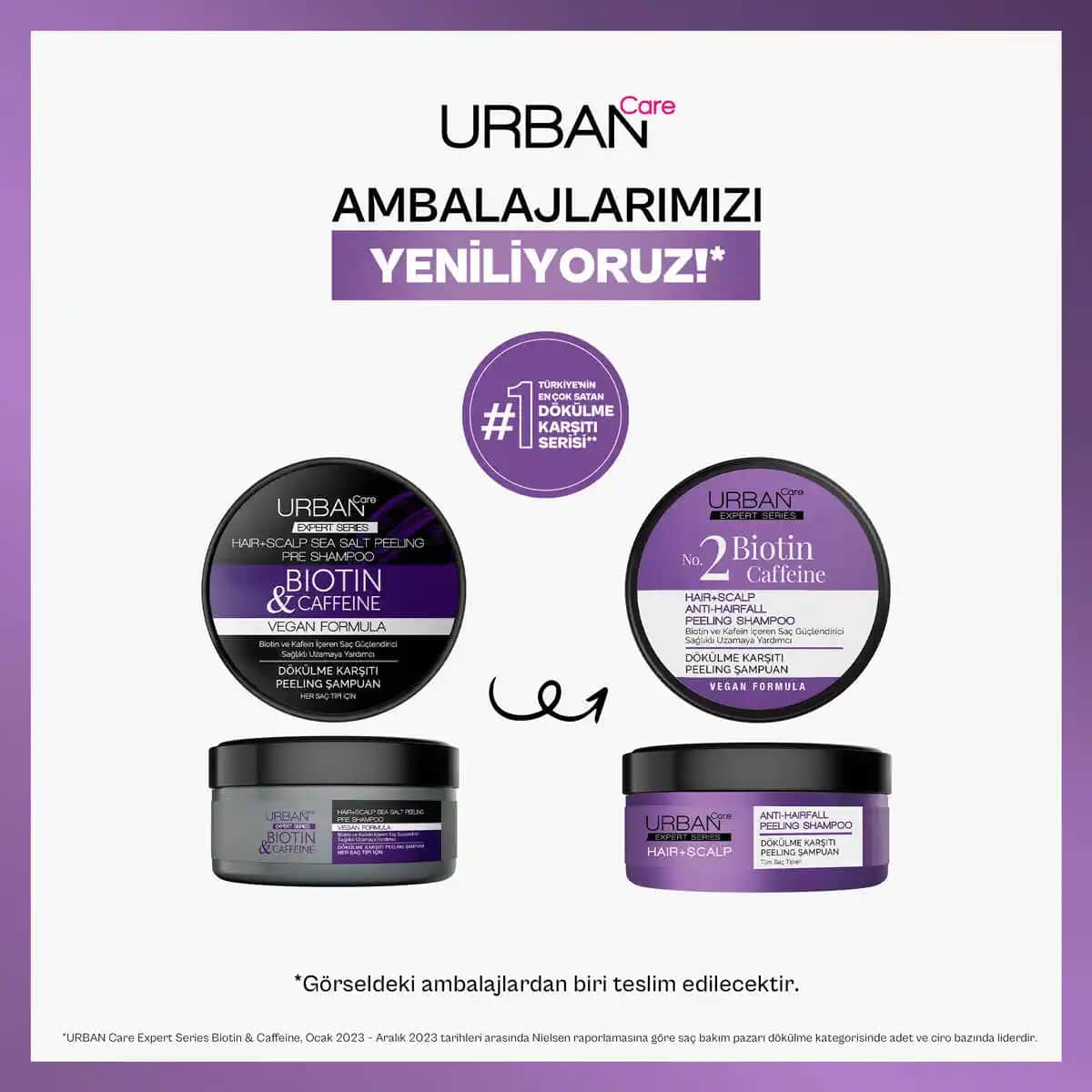 Urban Care Peeling Şampuanlarıyla Saç ve Saç Derisinin Derinlemesine Temizliği ve Bakımı