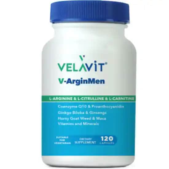Velavit V-ArginMen Erkek Sağlığı ve Performansını Destekleyen Güçlü Takviye Ürünü