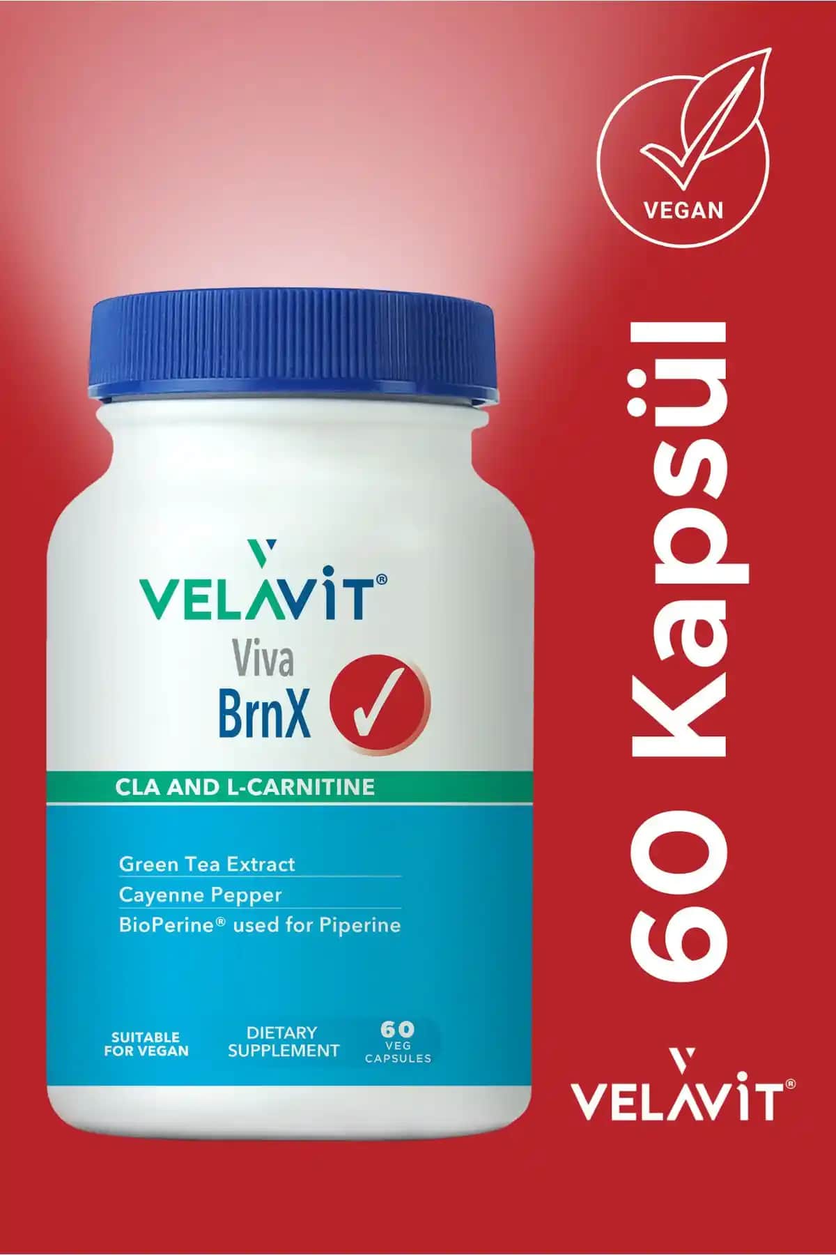 Velavit Viva BrnX ile Metabolizma Hızlandırıcı ve Yağ Yakımını Destekleyici Takviye