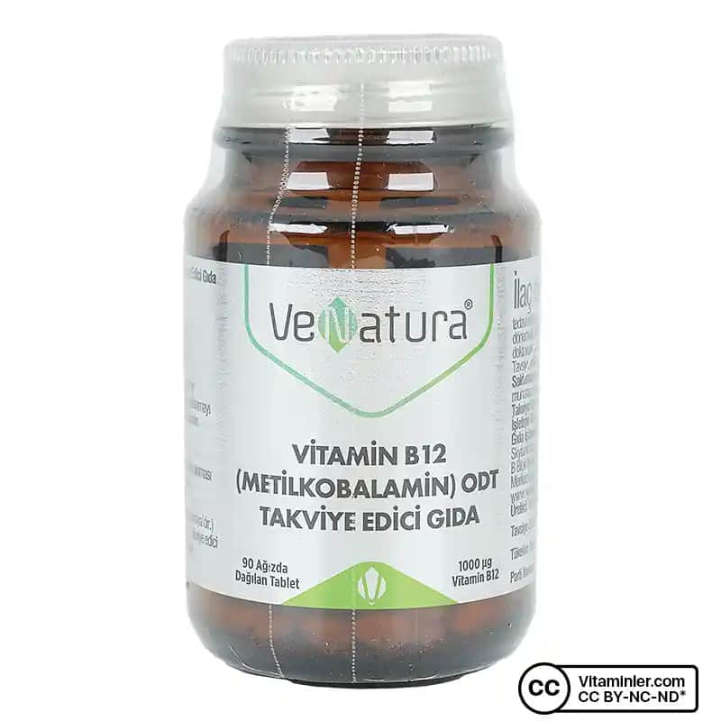 Venatura B12 90 Tablet ile Sağlıklı Güzellik ve Enerji Desteği Sağlayan Takviye