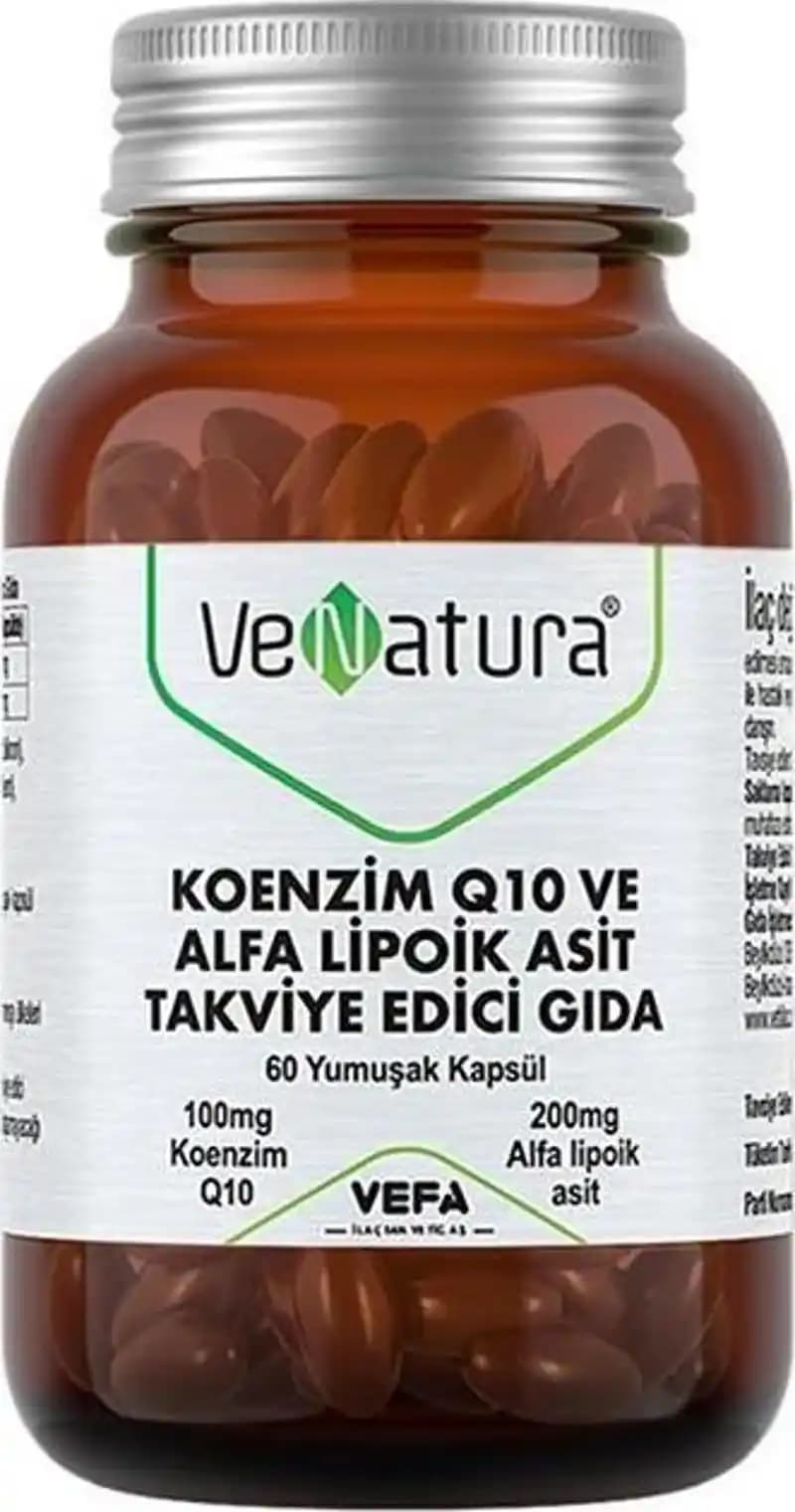 Venatura Koenzim Q10 ve Alfa Lipoik Asit ile Cilt Sağlığı ve Enerji Desteği