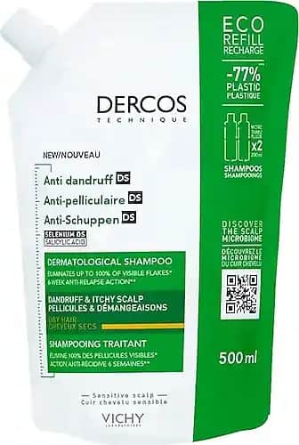 Vichy Dercos Anti-Dandruff 500 ml Kepek Karşıtı Güçlü Saç Bakım Şampuanı