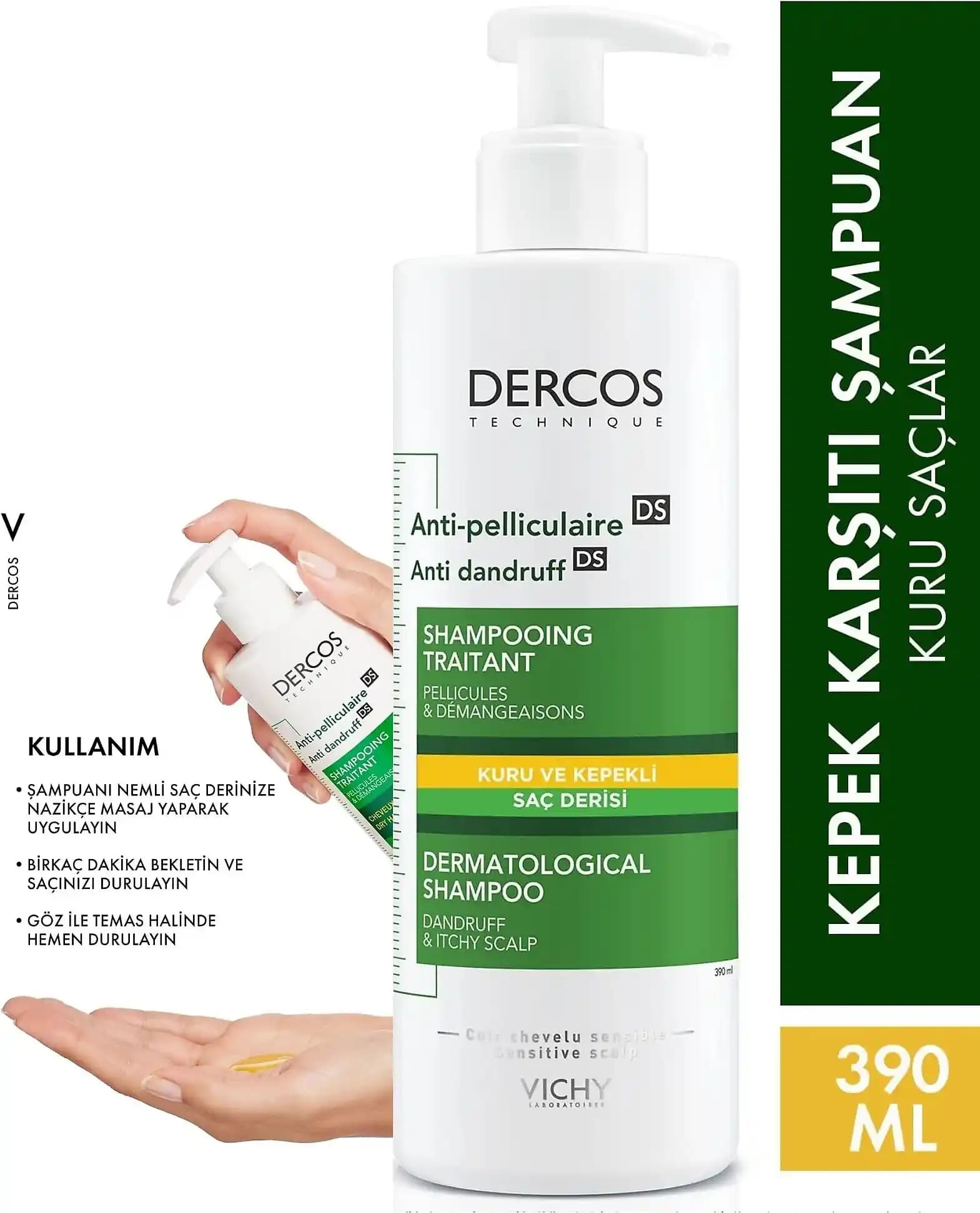 2025'te Vichy Dercos Egzama Şampuanı ile Saç Derinizde Devrim