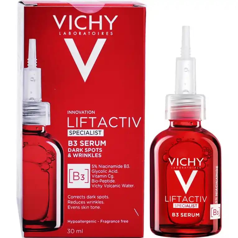 Vichy LiftActiv B3 Serumu: Koyu Lekeleri Azaltan ve Cilt Tonunu Eşitleyen Etkili Serum