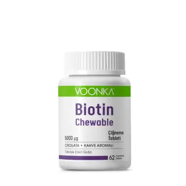 Voonka Biotin 5000 Mcg ile Saç, Cilt ve Tırnak Sağlığını Güçlendirin