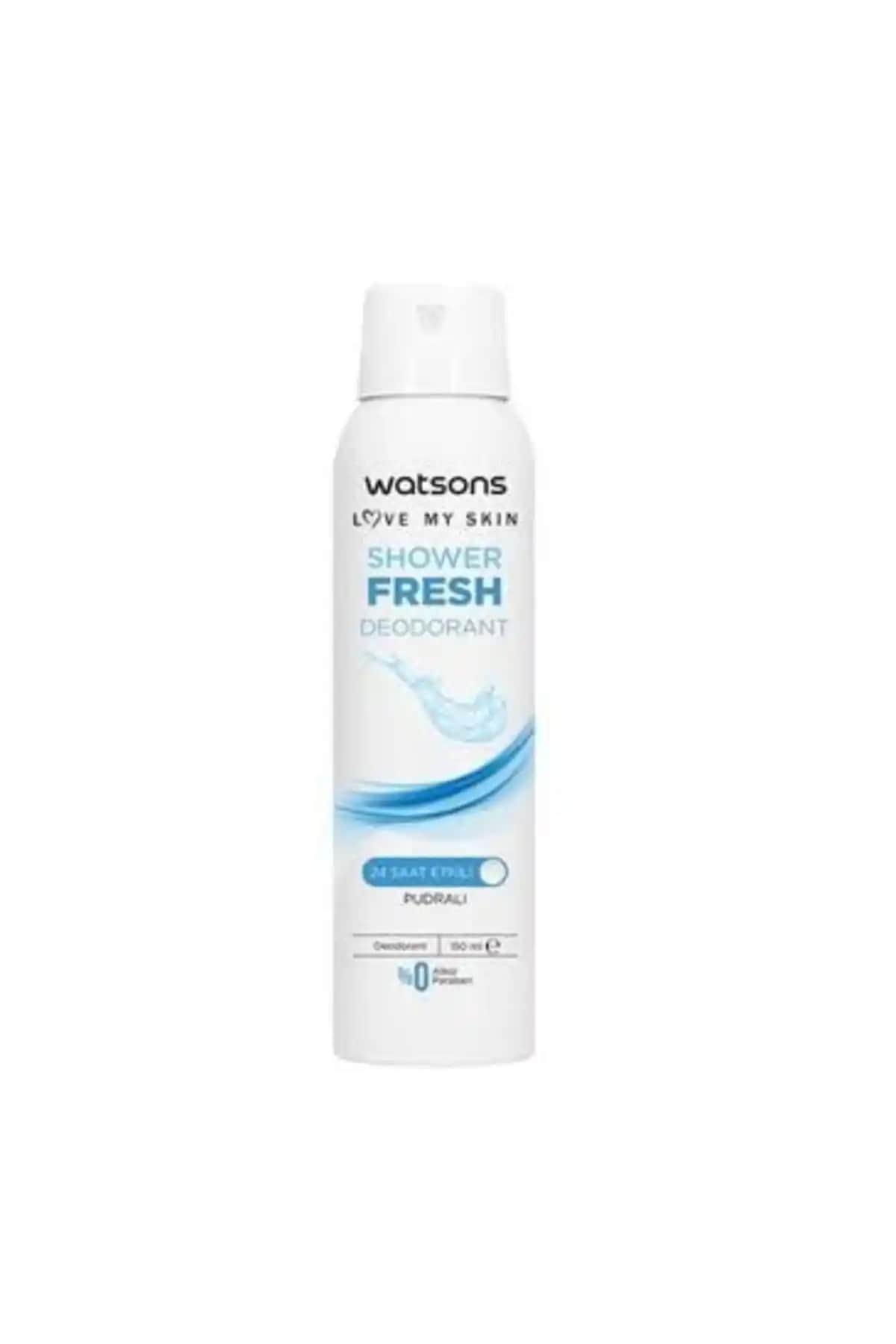 Watsons Shower Fresh Deodorant: Günlük Ferahlık ve Güvenilirlik Sunan Pudralı Sprey