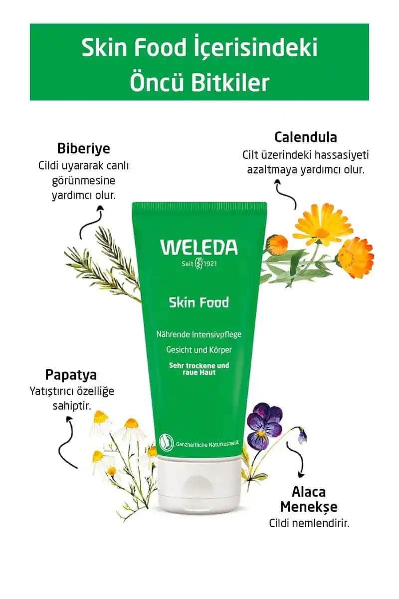 Weleda Skin Food Doğal ve Çok Yönlü Nemlendirici Krem 75-90 Karakter