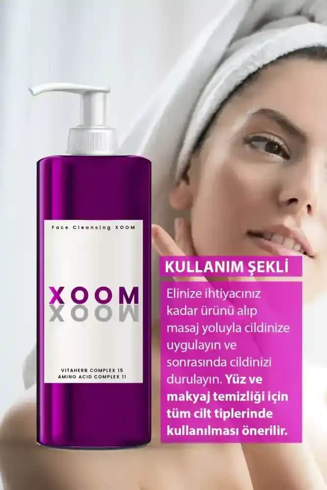 Xoom Temizleme Jeli: Çok Fonksiyonlu Doğal Cilt Temizleme ve Bakım Ürünü