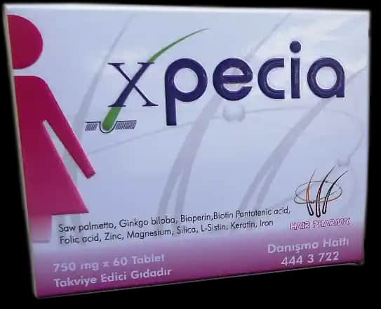 Xpecia Kadın Tablet Saç Dökülmesine Karşı Güçlü Destek Sağlayan Takviye Ürünü