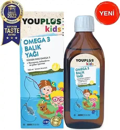 Youplus Kids Omega 3 Balık Yağı: Çocuklar ve Yetişkinler İçin Güvenilir Sağlık Takviyesi