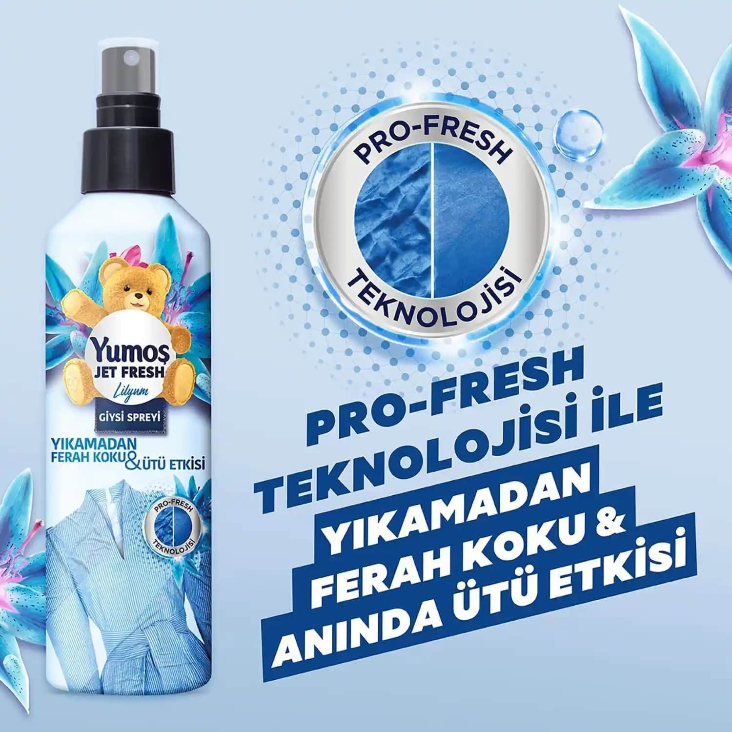 Yumoş Jet Fresh Giysi Spreyi ile Günlük Hayatta Pratik ve Ferah Kalan Kıyafetler