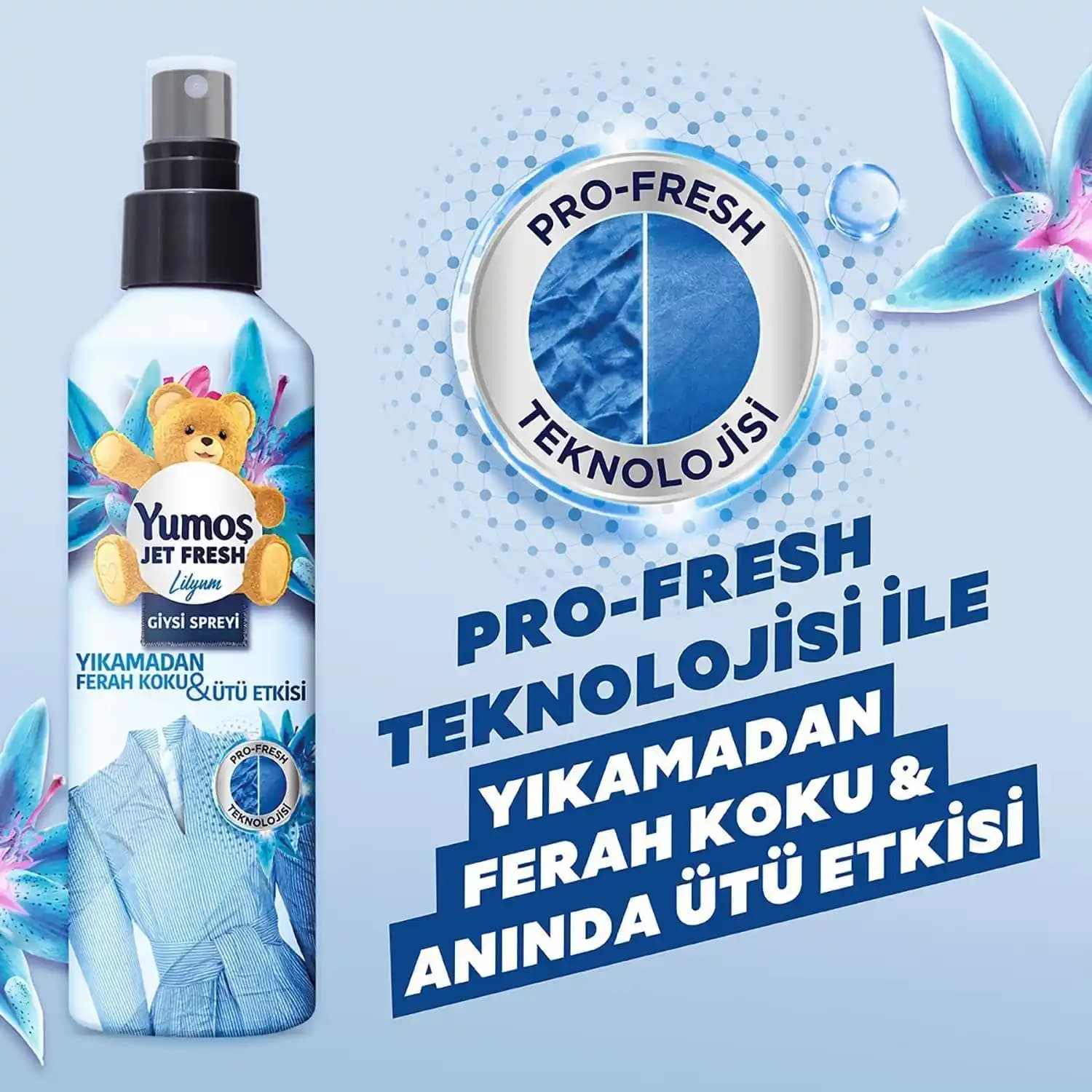Yumoş Jet Fresh Giysi Spreyi ile Günlük Hayatta Pratik ve Ferah Kalan Kıyafetler