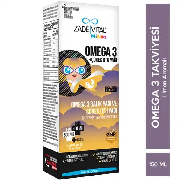 Zade Vital Omega 3 ve Çörek Otu Yağı ile Doğal Güzellik ve Sağlık Destekleri