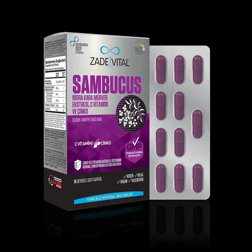Zade Vital Sambucus Ürünleri ile Doğal Gücü Keşfedin Sağlık ve Güzellik İçin