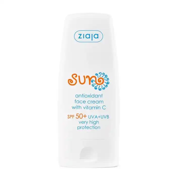 Ziaja Sun Antioxidant Güneş Kremi SPF50+ C Vitamini ile Güçlü Koruma ve Cilt Sağlığı