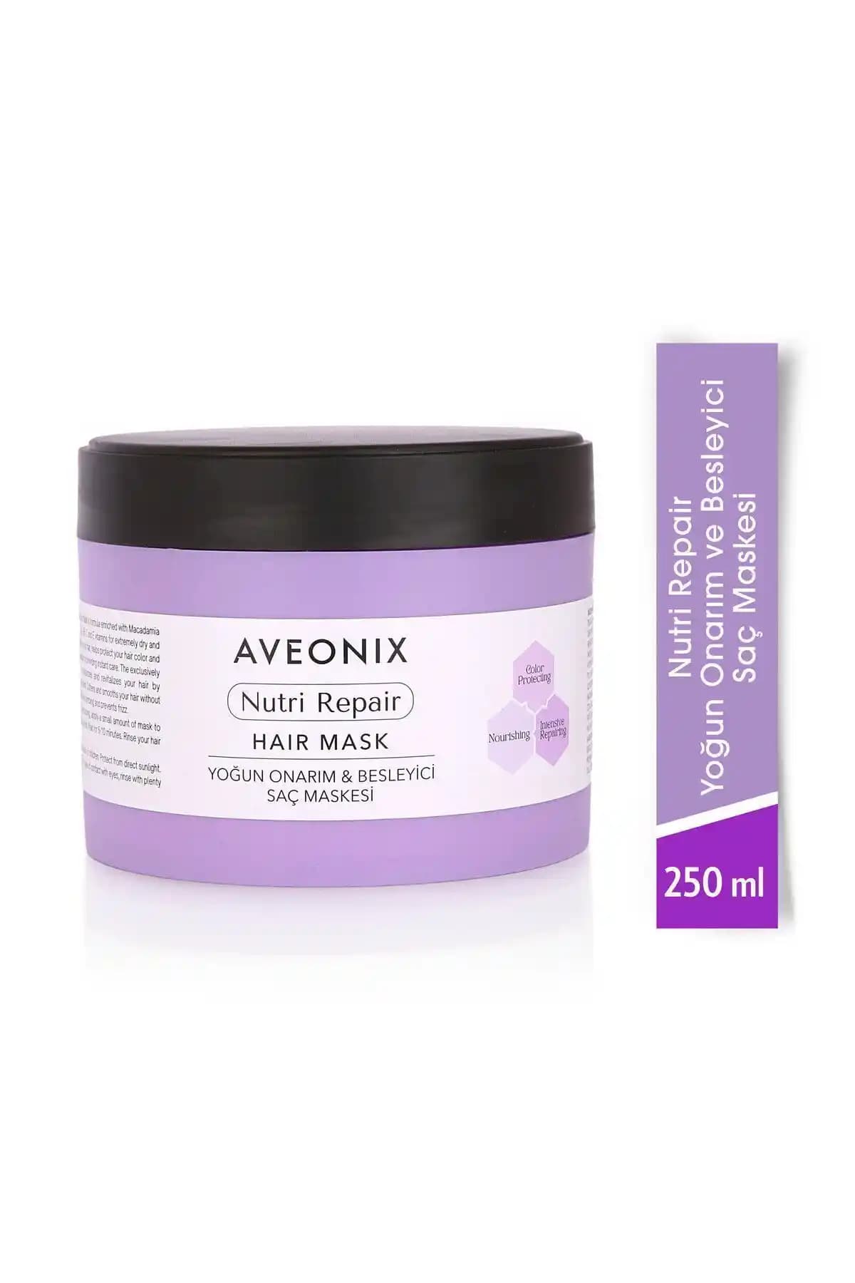 AVEONIX Nutri Repair Yoğun Onarım ve Besleyici Saç Maskesi 250 ml - Saç Bakımında Etkili Çözüm