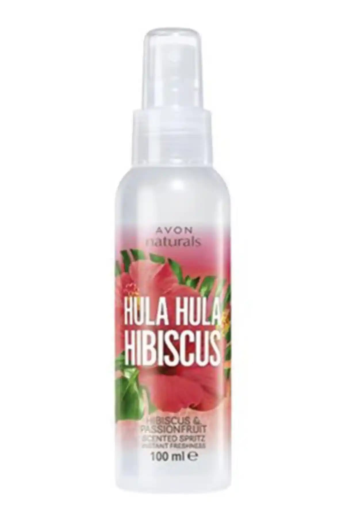 Avon Naturals Hibiskus ve Çarkıfelek Meyvesi Kokulu 100ml Vücut Spreyi