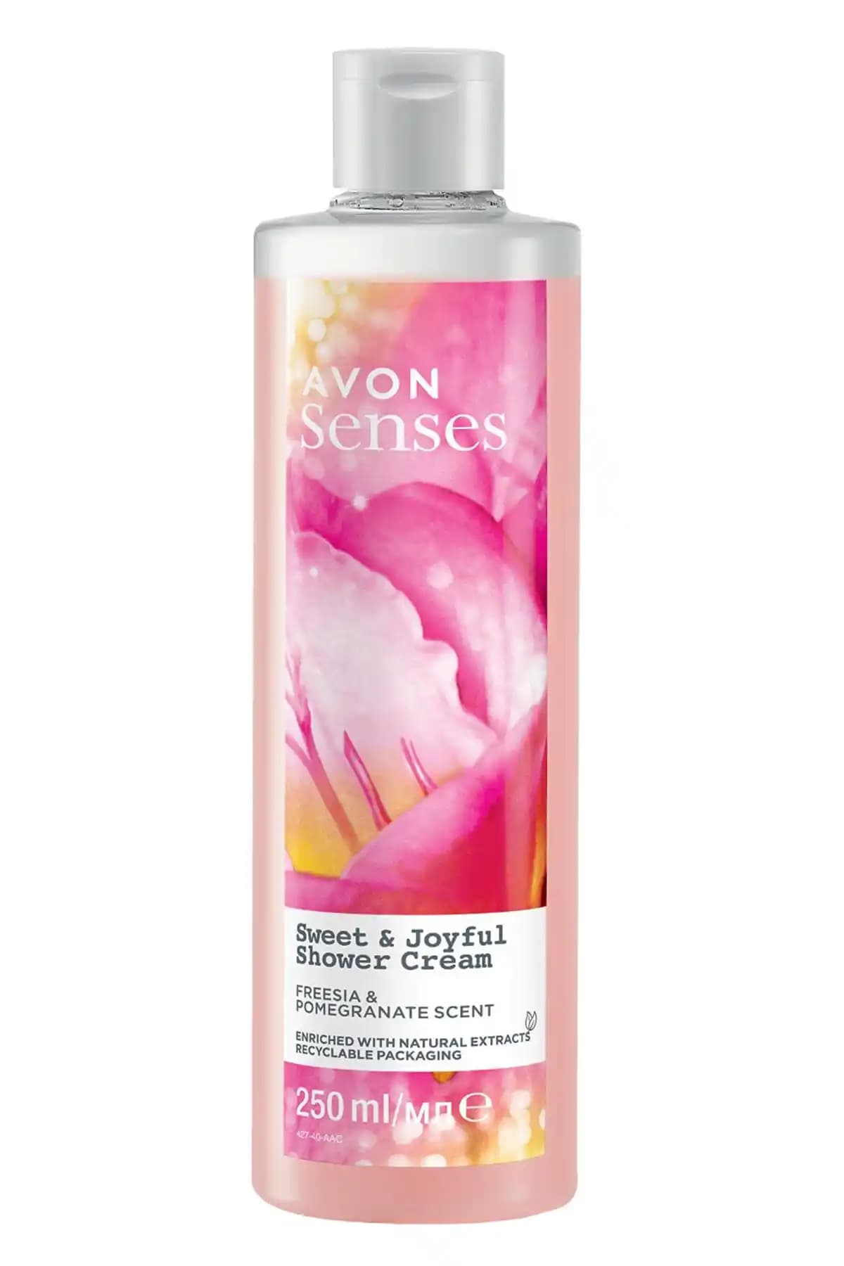 Avon Senses Frezya ve Nar Kokulu Krem Duş Jeli 250 ml - Nazik ve Ferahlatıcı Temizlik