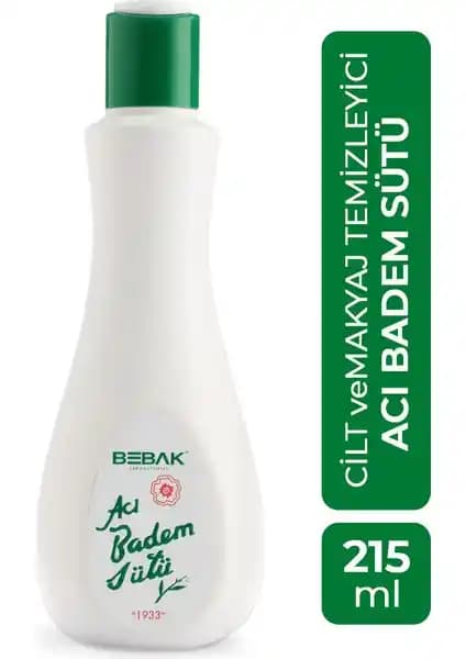 Bebak Acı Badem Sütü 215 ml: Doğal ve Etkili Makyaj Temizleyici ve Nemlendirici