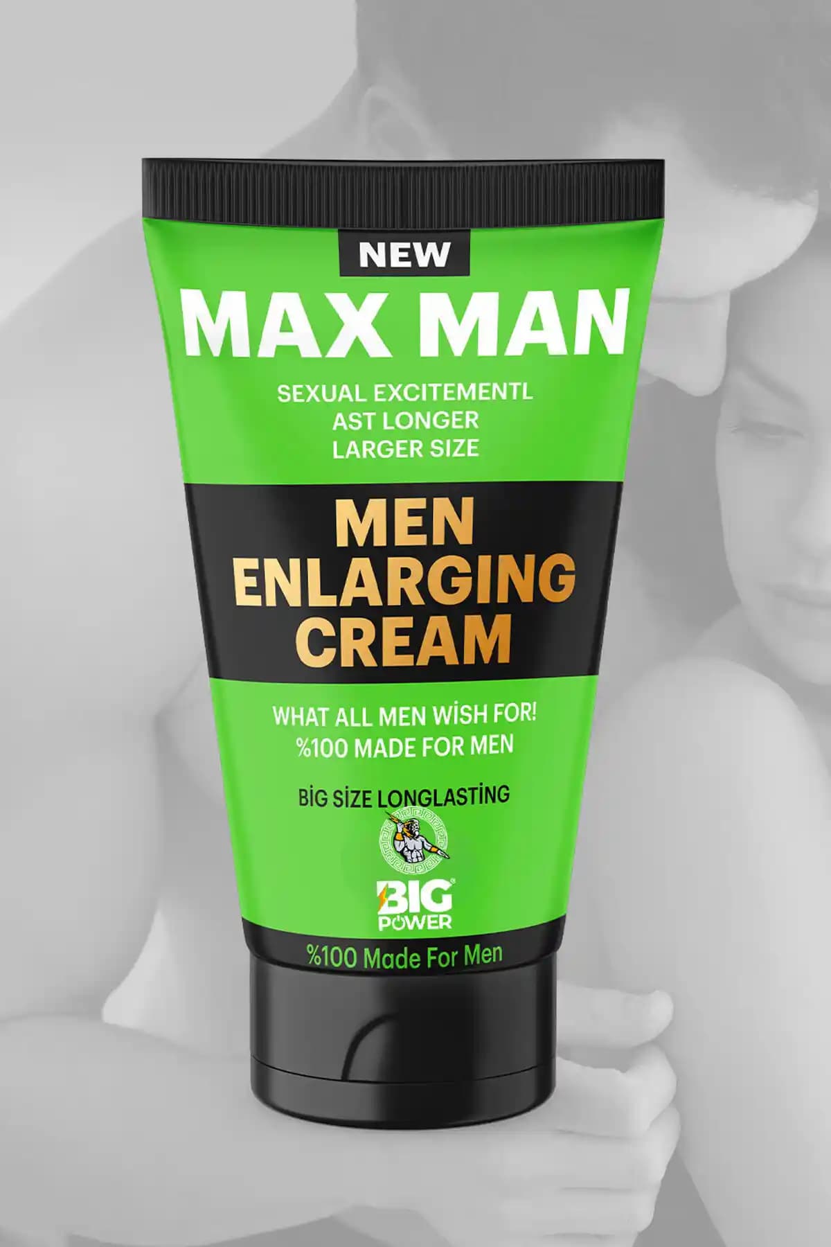 BİG POWER Enlarging Cream: Erkekler İçin Etkili Büyütücü, Geciktirici ve Sertleştirici Krem